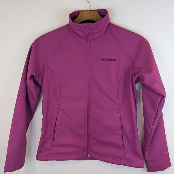 Columbia Women's Pink Softshell Jacket, Sz M - Picture 1 of 5